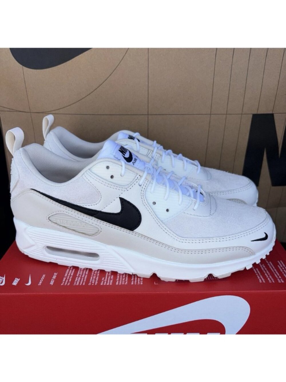 NEW Nike Air Max 90 Light Orewood Brown Phantom IV4695/100 Men Size 11.5